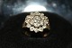 Gold ring with diamonds, 9 carat
Size: 53