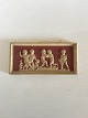 P. Ipsen Relief plate No 366 with Motif of Boys with Grapes