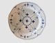 Porcelain dish, first sorting 
Royal Copenhagen no. 107
Diameter: 33 cm

