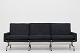 Poul Kjærholm / Fritz Hansen
PK 31/3 - Reupholstered 3-seater sofa in Dunes Anthrazite (col. 21003) and 
frame in steel
Availability: 6-8 weeks
Renovated
