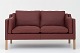 Børge Mogensen / Fredericia Furniture
BM 2212 - Nybetrukket 2 pers. sofa i Spectrum Rust-læder (code 30109). Vi 
tilbyder polstring af sofaen med stof eller læder efter eget valg
Leveringstid: 6-8 uger
Nyrestaureret
