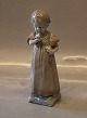 Girl with flower German Art Nouvau figurine 21 cm Germany 5216