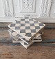 Antique tiles with harlequin pattern