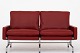 Poul Kjærholm / Fritz Hansen
PK 31/2 - 2-seater sofa in red Paris leather w. frame of steel. KLASSIK offers 
upholstery of the sofa in fabric or leather of your choice. Please contact us 
for further information.
Availability: 6-8 weeks
Renovated
