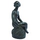 Just Andersen; A figurine of disko metal, a woman