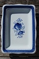 Trankebar Danish faience porcelain, squared serving bowl
with wavy edge No 1207.