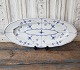 Royal Copenhagen Musselmalet riflet fiske fad no. 105 - 1894-1900