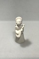 Royal Copenhagen Blanc de Chine figur Engel med mandolin