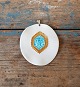 Niels Thorsson for Royal Copenhagen porcelain pendant decorated with pattern in 
relief