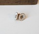 A.Michelsen marguerit earrings in gold-plated silver & enamel