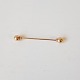 Collar needle in 14kt gold