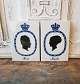 Royal Copenhagen silhouette platter H.M. Queen Margrethe 2. & Prince Henrik