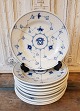 B&G Blue traditional Hotel porcelain - dinner plate with logo no. 1009, 24.5 cm.