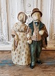 B&G stoneware figure - Husband & wife no. 7208