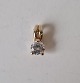 Jens A. Aagaard pendant in 8 kt gold with ziakonia