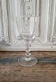 Cup glass with etched decoration 23 cm.