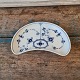 Royal Copenhagen Blue fluted moon-shaped dish No. 154