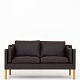 Børge Mogensen / Fredericia Furniture
BM 2212 - Reupholstered 2-seater sofa in Savanne Coffe leather w. legs of oak.
1 pc. in stock
Renovated
