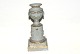 Candlestick decorated with gold in Flora Danica style from The Royal Porcelain 
Factory.   SOLD