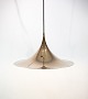 Gold colored Gubi Semi pendant designed by Claus Bonderup and Thorsten Thorup in 
1968. 
5000m2 showroom.
