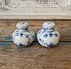 Royal Copenhagen Blue Fluted half-lace salt & pepper set No. 711/712