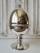 Caviar bowl in the shape of an egg on a stand, made by Holmsted in sterling 
silver 28 cm.