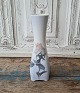 Royal Copenhagen Art Nouveau vase decorated with rose no. 219/208