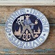 B&G city plate, Odense city weapon no. 1717 by Effie Hergermann-Lindencrone.