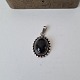 N.E.From vintage pendant in silver with onyx