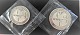 Iceland. Silver coins Kr. 500 & Kr. 1000 1974 in original case. Proof