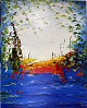 "A New World" Acrylic painting on canvas.