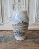 Royal Copenhagen vase no. 2695/2037 decorated with landscape motif