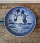 Royal Copenhagen Memorial Plate Danish Ornithological Society 1906-1981
