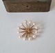 Vintage Akoya pearl brooch in 14 kt gold by Henning Oddershede