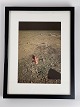 The American flag / Old Glory planted on the moon in 1969 by Apollo 11 
astronauts - Vintage NASA color offset photo / photo poster / photo print from a 
20th century