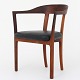 Ole Wanscher / A.J. Iversen
Rare armchair in rosewood and black leather. Model J2833. Designed in 1958.
1 pc. in stock
Good condition
