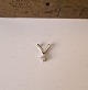 Pendant in 14 kt white gold with small brilliant-cut diamond
