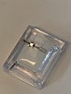 Princess ring with brilliant 14 carat white gold
Size 56