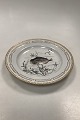 Royal Copenhagen Private Painted Flora Danica Fish Plate No 3549