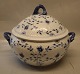 B&G 003 Large tureen 4 l (666) ca 27 x 32 cm Blue Butterfly porcelain 
