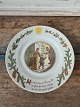 Royal Copenhagen Peters Christmas cake plate motif 8 - 19 cm.