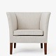 Kaj Gottlob / A. J. Iversen
Easy chair - Reupholstered in Samsø 1/2, 10-551 wool fabric.
2 pcs. på lager
Renovated

