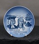 Royal Copenhagen Denmark 
Commemorative
plate from 1971, 250 years for Hans Egede and Gertrud Rask in Greenland 
1721-1971