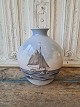 B&G vase dekoreret med sejlbåd no. 8779 - 506