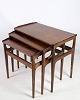 Nesting Tables - Rosewood - Heltborg Møbler - Massive Edges - 1960
Great condition
