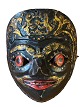 Indonesian Wayang Topeng theater mask / dance mask from Java or Bali, later part 
of the 20th century.