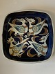 Royale Copenhagen Faience, Square dish.
Dec. No. #708/#2882
Measures 11*11 cm 
SOLD