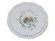 White Flora Danica
Luncheon plate decorated with otters from 1840-1893