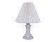 Holmegaard
Small white glass Michelle table lamp with Le Klint shade