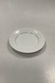 Royal Copenhagen Hvid Flora Danica Perlestel Kagetallerken 3552